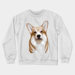 Cute Corgi Drawing Crewneck Sweatshirt